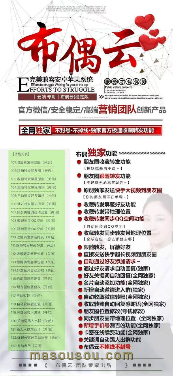 云端布偶云-支持自动回复-自动进群-官方微信同步跟随转发朋友圈