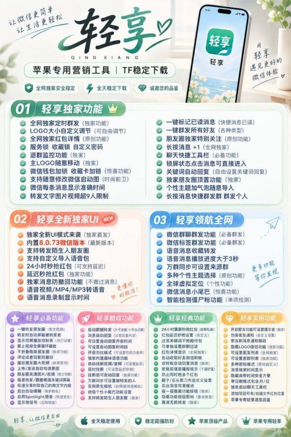 【苹果多开轻享密友功能-激活码商城版】另外支持虚拟视频功能